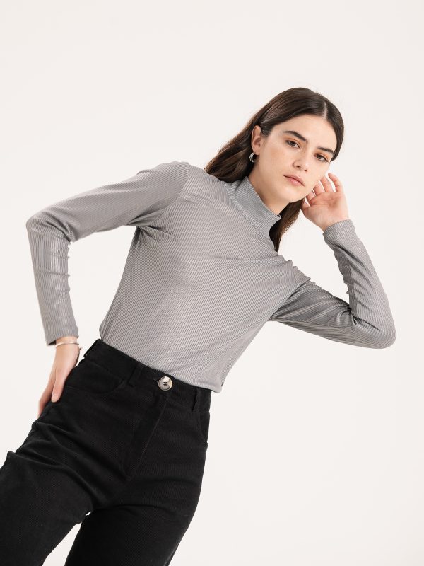 Polera MARS BRILLOS - Gris, S/M