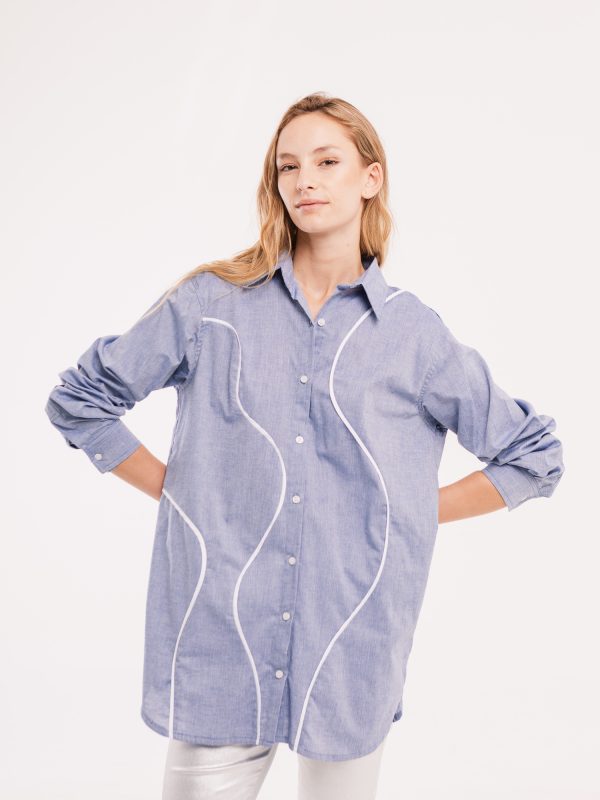 Camisa FAUSTA - Azul, Único
