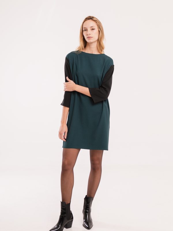 Vestido LETO - Petróleo, S/M