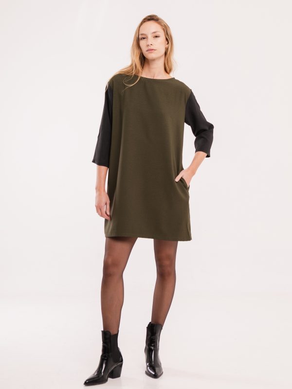 Vestido LETO - Verde safari, S/M