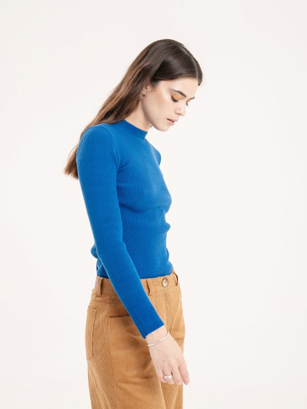 Polera LUNA - Azul francia, Único