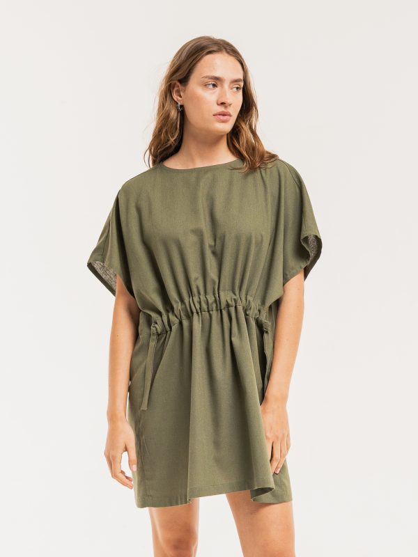 Vestido AVENIDA - Único, Verde safari