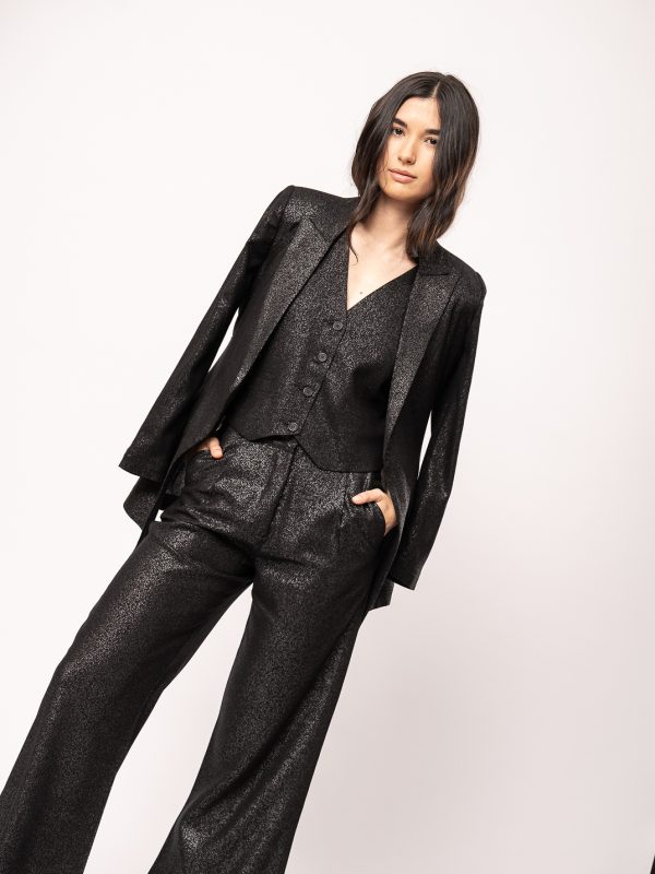Blazer CARMY - Negro lurex, S/M