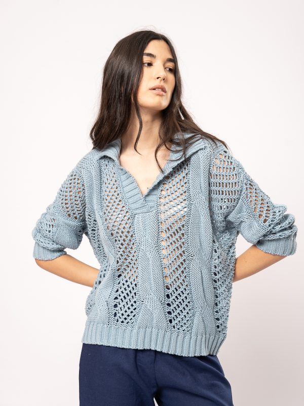 Sweater MARTA - Único, Celeste