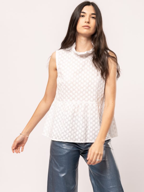 Top SUSANA - S/M, Blanco