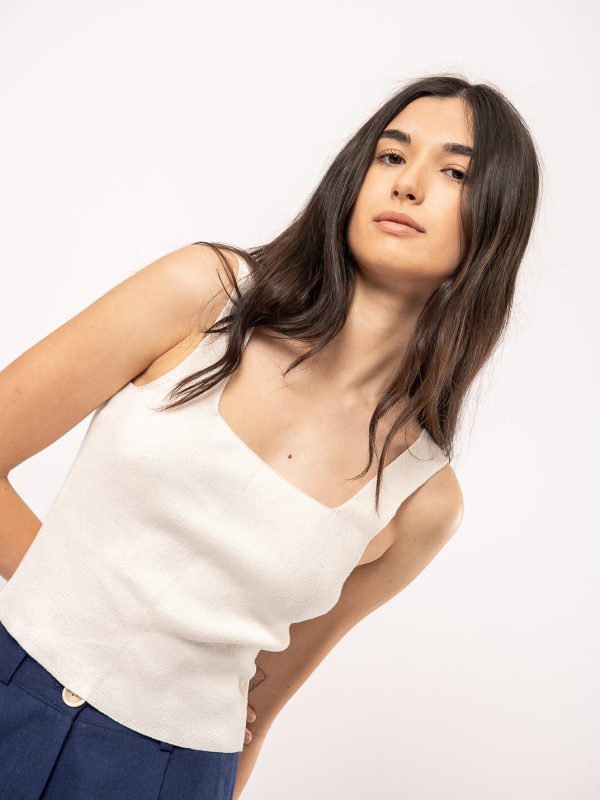 Top VITO - Único, Off white